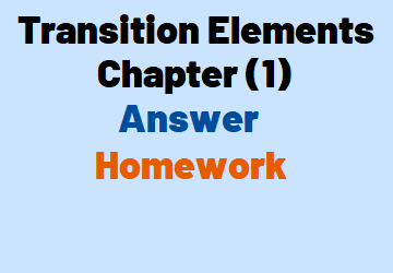 Answer HW Chapter(1)